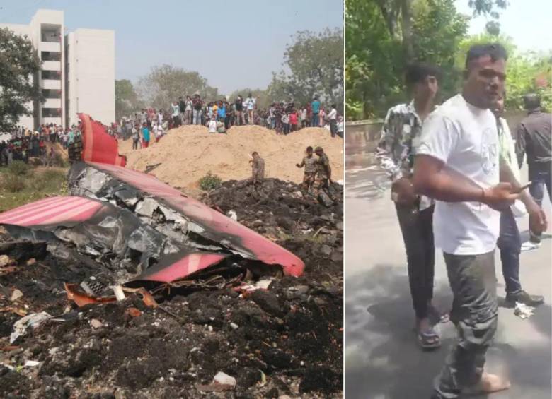 Vishwash Kumar Ramesh, el único superviviente del accidente de Air India. Foto: Xinhua