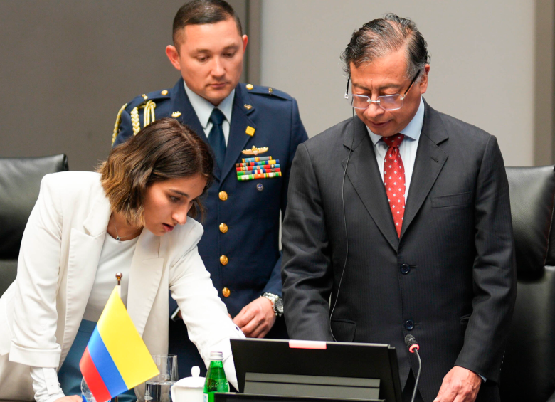 Sarabia asumió como canciller el pasado 29 de enero. Es decir, su permanencia en el cargo se extendió por poco más de cinco meses. FOTO: PRESIDENCIA