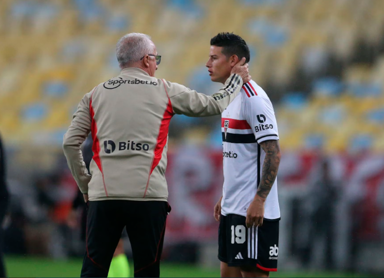 James Rodríguez podría ser titular en el próximo juego del Sao Paulo. FOTO GETTY