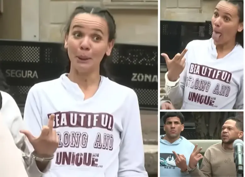 Indignante: Capturados por microtráfico en Bogotá se burlan ante cámaras en rueda de prensa