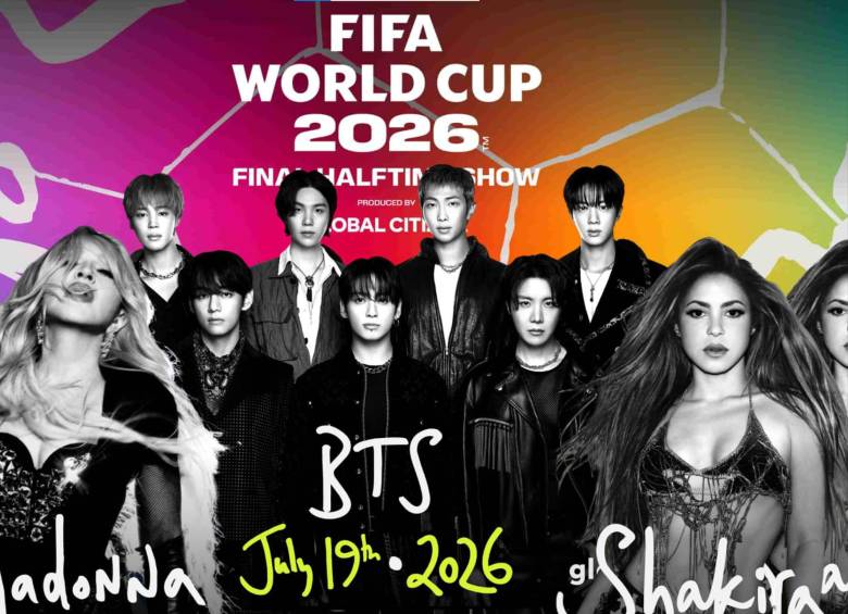Shakira, Madonna y BTS encabezarán el primer show de medio tiempo en una final del Mundial. Foto: FIFA