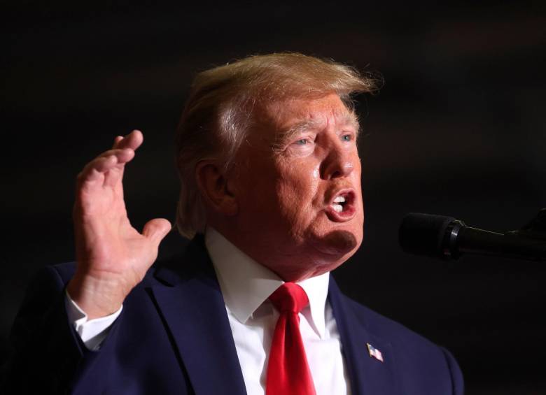 Trump sigue calificando de “fraude” las elecciones presidenciales de 2020 en las que perdió contra Joe Biden. FOTO: GETTY