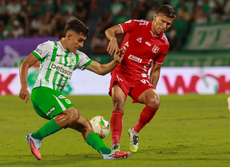 Juan Manuel Rengifo y Rafael Carrascal, titulares con Nacional y América, en su orden. Foto: Manuel Saldarriaga Quintero.