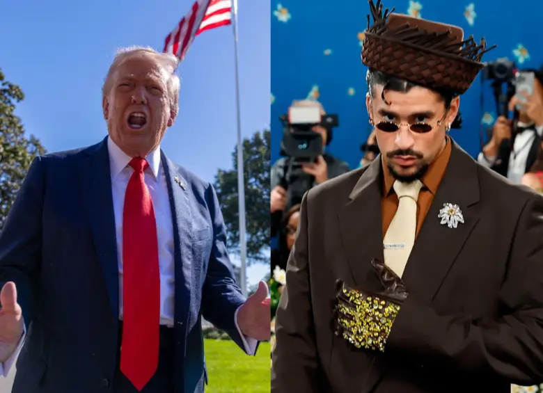 Desde que Trump expresó su malestar por la designación de Bad Bunny para el Super Bowl, grupos conservadores han buscado que el puertorriqueño sea excluido del evento deportivo. Fotos: Getty Images