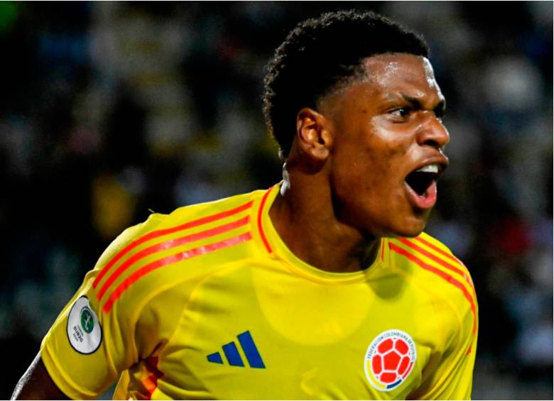 El delantero Óscar Perea, exAtlético Nacional, es la máxima figura del seleccionado colombiano. FOTO: TOMADA DEL X DE @FCFSeleccionCol