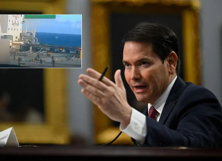 Marco Rubio aseguró que “nada impedirá” los bloqueos a los buques petroleros que está ejerciendo Estados Unidos sobre Venezuela, quien cuenta con el apoyo de Rusia y China. Foto: Getty Images y captura video