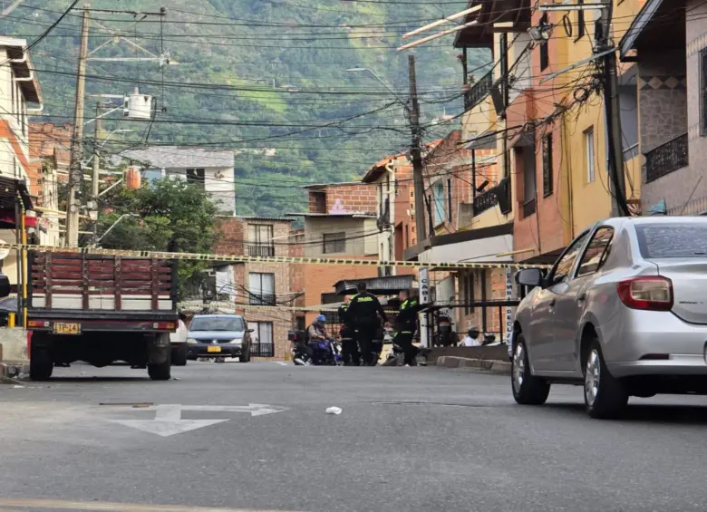 En este punto del barrio Rosalpi se dio uno de los ataques sicariales. FOTO: Santiago Olivares Tobón