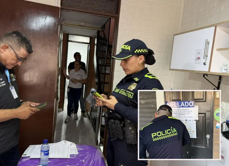 Autoridades bellanitas durante los operativos de control mencionados. FOTO: Cortesía