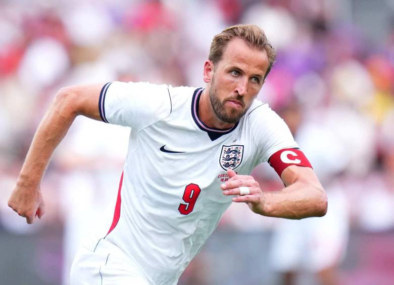 El delantero Harry Kane de gran presente en el Bayern Múnich, espera liderar a su selección en el Mundial de Norteamérica. FOTO GETTY