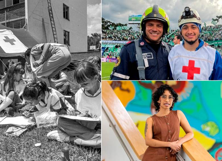 La Cruz Roja cumple 100 años y registramos tres historias de personas a quienes la entidad les cambió la vida. FOTOS Archivo, cortesía y Camilo Suárez