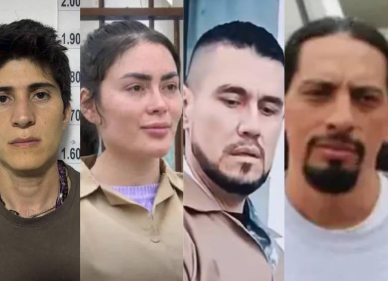 De izquierda a derecha: el senador electo Wadith Manzur, la exinfluenciadora Epa Colombia, el testigo Juan Guillermo Monsalve y David Murcia Guzmán. Foto: Redes sociales.