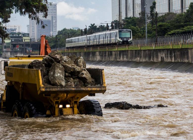 Los trabajos fueron ejecutados por el Metro de Medellín durante todo el 2021 y parte de este año. FOTO: JULIO CÉSAR HERRERA