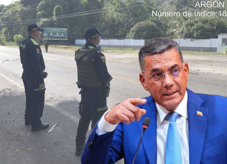 Tras salir del debate de moción de censura, el ministro de Defensa Jorge Mora señaló que hay 1.500 hombres desplegados en Santa Marta. FOTOS: Gobernación del Magdalena y Cámara de Representantes