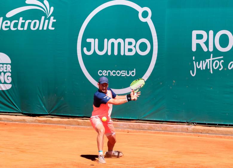 Nicolás Mejía es uno de los prospectos del recambio del tenis nacional. FOTO: ATP CHALLENGER JUMBO OPEN RIONEGRO