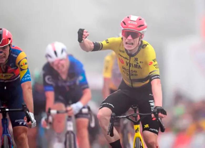 El ciclista danés Jonas Vingegaard es el candidato principal para quedarse con el primer puesto de la Clasificación General de La Vuelta a España. FOTO: TOMADA DEL X DE @LaVuelta