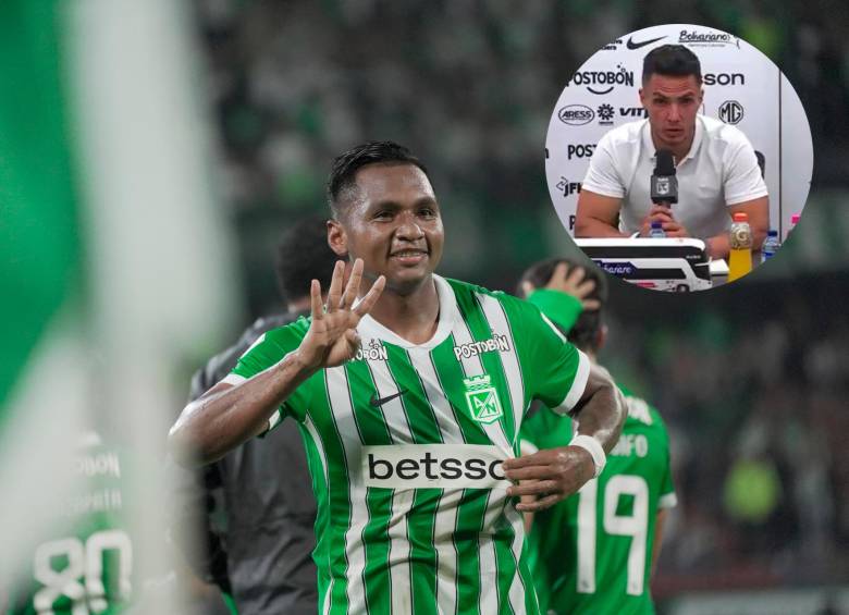Alfredo Morelos lleva 5 goles y 2 asistencias en 9 partidos jugados bajo la dirección de Lucas González. FOTO: Manuel Saldarriaga y captura de vídeo