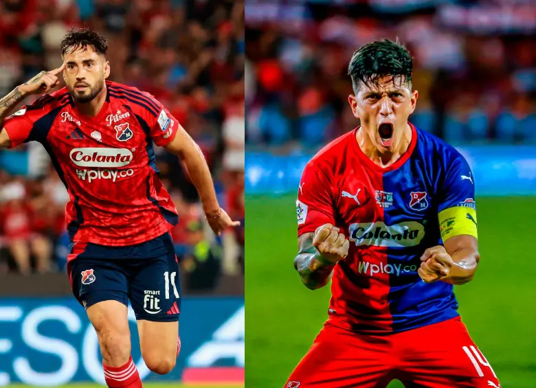El delantero argentino Francisco Fydriszewski es el goleador del Medellín en el segundo semestre del año con 16 anotaciones (11 en Liga y 5 en Copa). Foto: Manuel Saldarriaga y Juan Antonio Sánchez