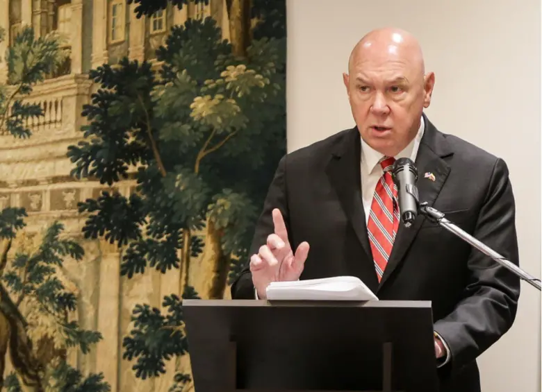 John McNamara no continuará como encargado de la misión diplomática de Estados Unidos en Colombia. FOTO: Colprensa