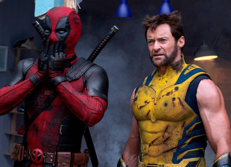 Ryan Reynolds y Hugh Jackman como Deadpool y Wolverine. FOTO Cortesía Marvel Studios