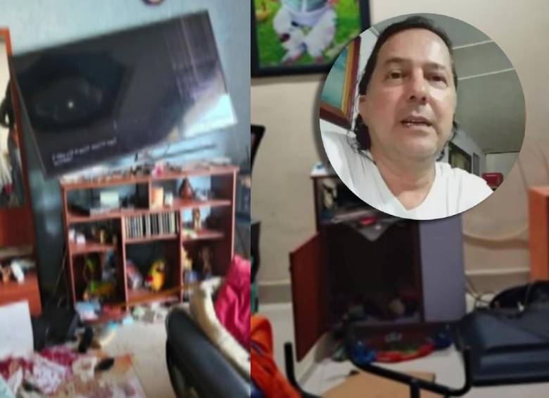 El hombre lucha por su vida tras ser golpeado dentro de su propia casa. FOTO redes sociales