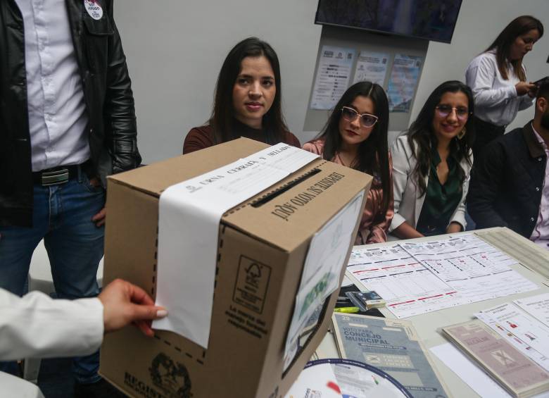 El 66% de los encuestados manifiesta su intención de votar para la Presidencia y el 58% para el Congreso (Colprensa - Catalina Olaya)