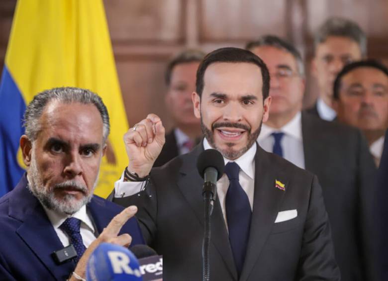 Armando Benedetti, exministro del Interior de Gustavo Petro y el presidente Abelardo de la Espriella. Foto: Colprensa