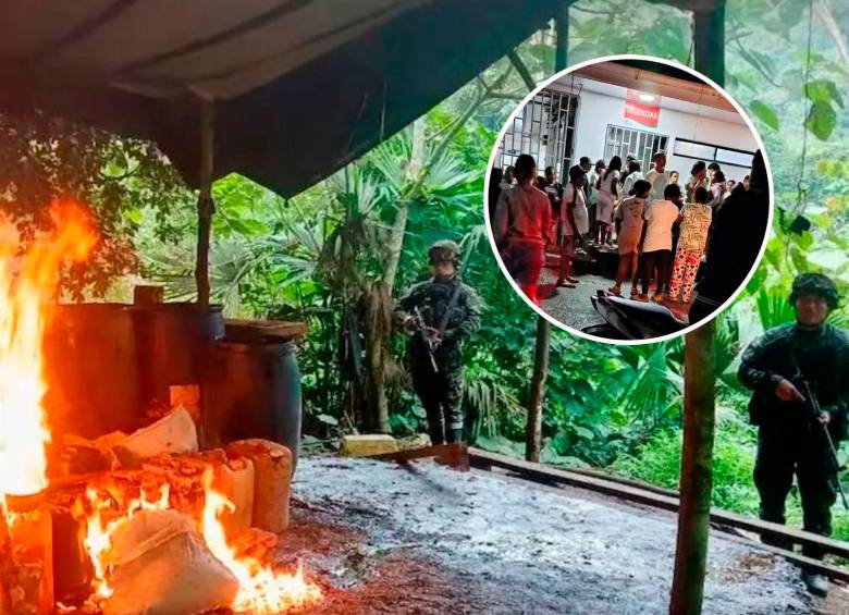 El Ejército auxilió a la comunidad Awá para llevar a los heridos hasta el hospital de Tumaco. FOTO: Cuarta Brigada (imagen de referencia) y cortesía