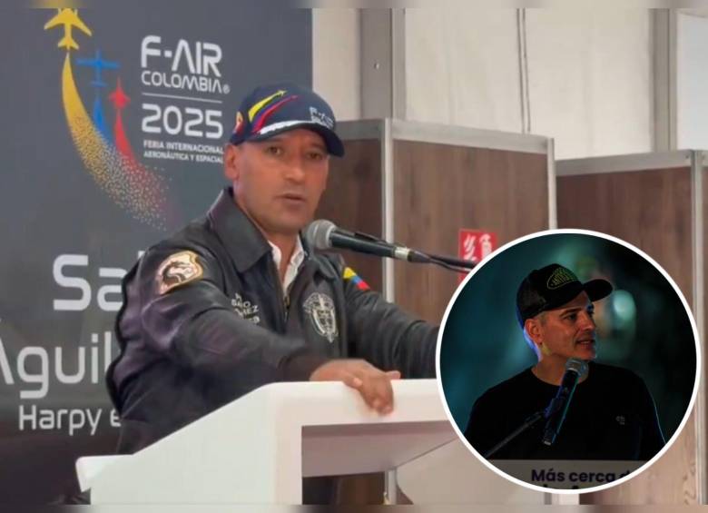 El general Pedro Sánchez destacó la estrategia que ha liderado el gobernador Rendón para la lucha contra las amenazas de inseguridad en la región. Fotos: Captura de video y Andrés Camilo Suárez Echeverry