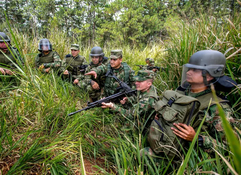 Las tropas del Ejército en Antioquia pasan afugias por falta de plata. FOTO Juan Antonio Sánchez