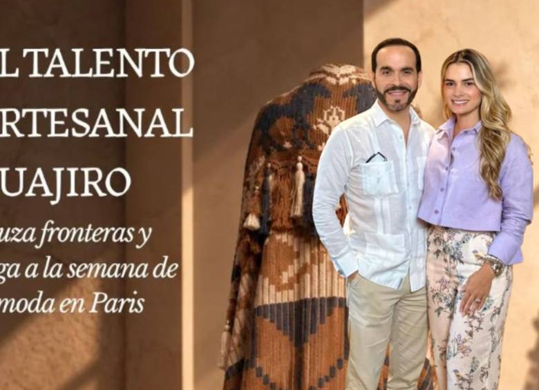 Con piezas promocionales como esta, la Gobernación de La Guajira y Asodamas buscaron promover las artesanías wayúu