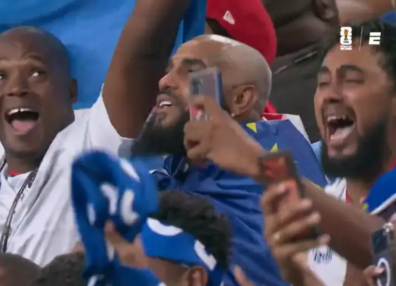 Los hinchas celebraron en las tribunas. FOTO: Captura de video de redes sociales de ESPN