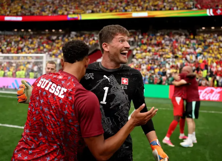 Kobel, el arquero de Suiza, fue la figura del partido. FOTO: Fifa