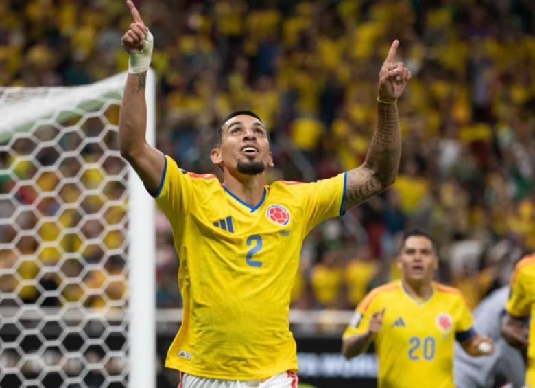 Daniel Muñoz anotó el único gol del triunfo ante RD Congo y sumó su segunda anotación en este Mundial de Norteamérica 2026 con la Selección Colombia. FOTO: Juan Antonio Sánchez 