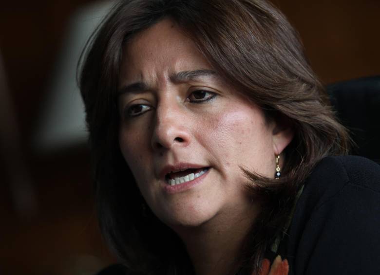 La nueva minisitra de Justicia, Ángela María Buitrago llegó al Gobierno en reemplazo de Néstor Osuna. Foto: Colprensa