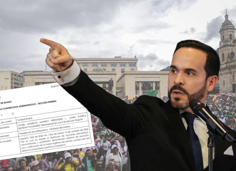 El gobierno de Abelardo de la Espriella hizo cambios sobre la protesta social y hubo cascada de demandas de parte de la oposición. FOTOS Colprensa