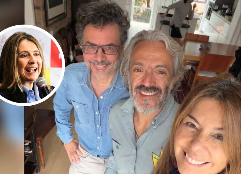 La imagen, divulgada por María Isabel Nieto, directora de campaña de Oviedo, se conoce en momentos en los que Gaviria aún define sus apoyos. FOTO: REDES SOCIALES-COLPRENSA