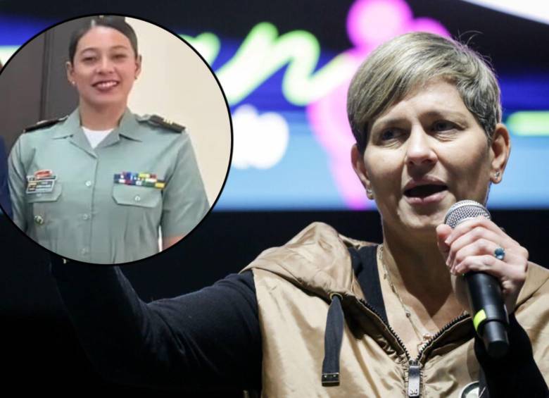 La capitana Kelly Daniela Lozano, jefa de seguridad de la ex primera dama, estaba en misión diplomática en Catar. Fotos: Semana y Colprensa