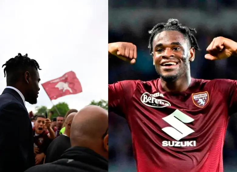 El delantero colombiano Duván Zapata es uno de los capitanes del Torino italiano, para el que juega desde 2023. FOTOS: TOMADA DEL X DE @TorinoFc