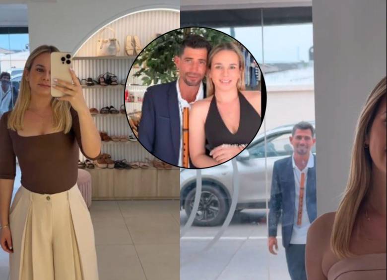 Diego Londoño apareció gracias a un video viral publicado por la creadora de contenido Amy Solano. Fotos: Capturas de video TikTok @amysolanogutierrez