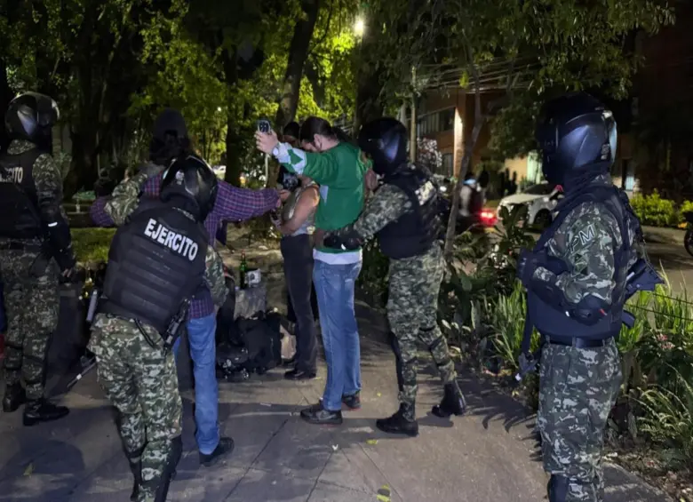 Imágenes de un operativo en el occidente de la ciudad. FOTO: Cortesía