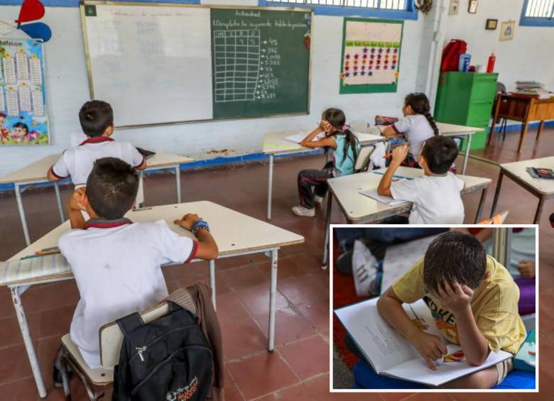 niños del departamento durante sus jornadas de estudio. FOTO: Juan Antonio Sánchez.