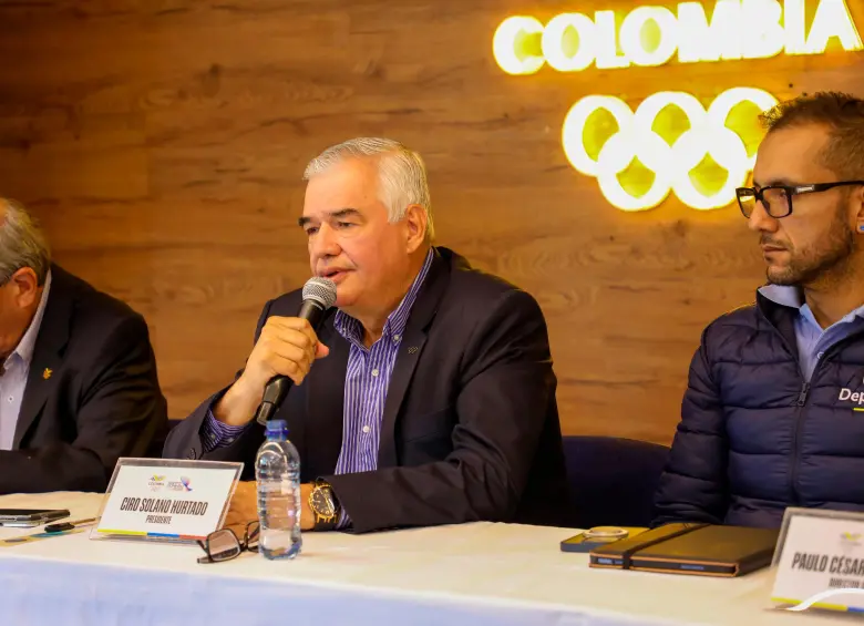 Ciro Solano, presidente del Comité Olímpico Colombiano. Colombia ha sido campeón de los Odesur en las ediciones de 2010, en Medellín, y 2018, en Cochabamba (Bolivia). FOTO Cortesía COC