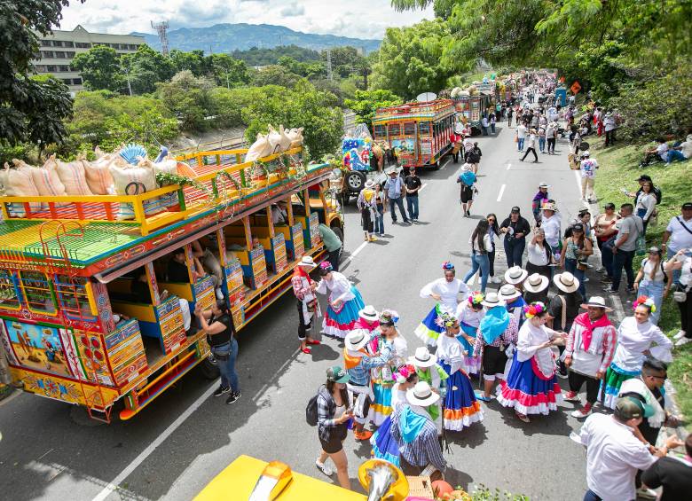 Es uno de los desfiles más llamativos de la feria. FOTO Esneyder Gutiérrez