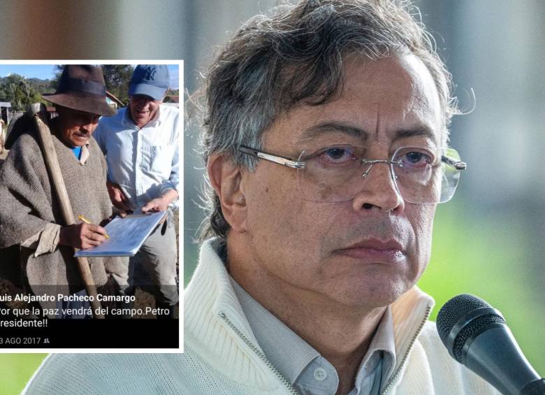 Un detalle de hace casi una década desató una nueva ola de cuestionamientos contra el presidente Gustavo Petro, tras publicar una foto del 2017 como si fuera un apoyo actual a la constituyente. FOTO: Getty y redes sociales
