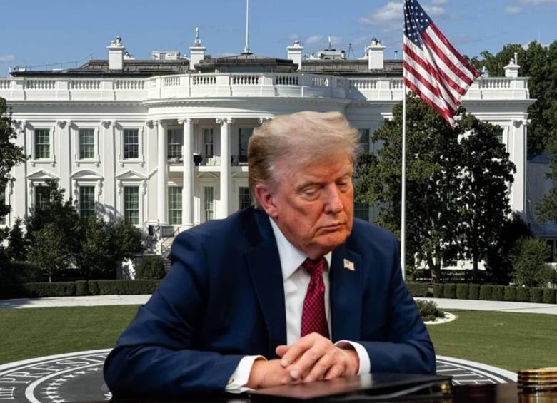 Trump vetó a CNN y otros medios de la Casa Blanca. En respuesta, las principales cadenas de televisión de EE. UU. suspendieron la cobertura conjunta de sus actos públicos. Foto: Getty Images / Casa Blanca.