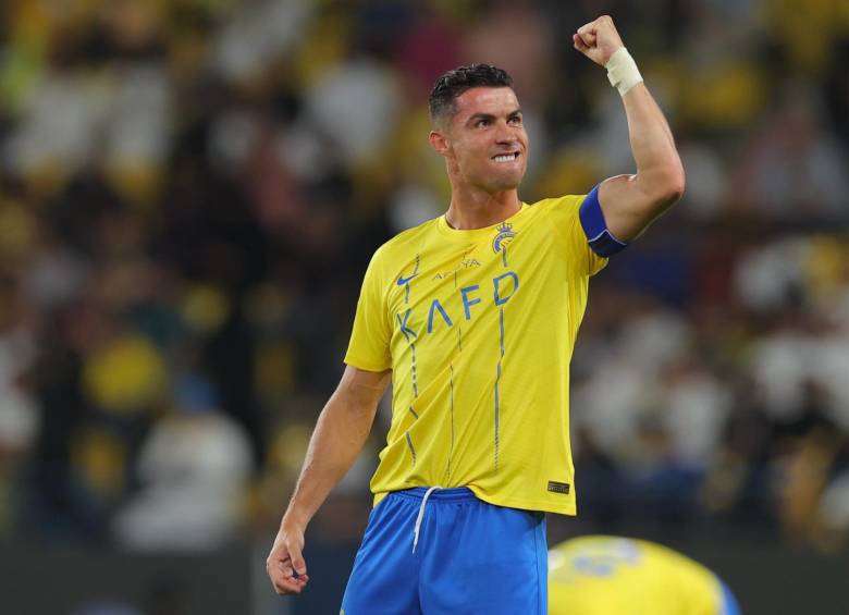 El portugués, de 39 años, ha sido el único jugador a nivel profesional en ser el máximo goleador de cuatro ligas de diferentes países. FOTO: CUENTA DE X @AlNassrFC