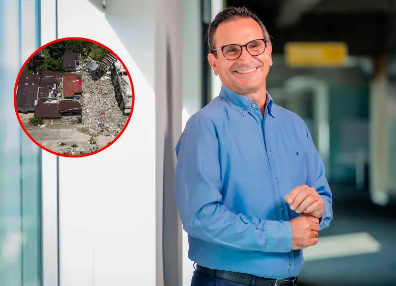 Juan Carlos Mora, presidente de Bancolombia, señaló que la entidad busca contribuir a la recuperación de hogares, empresas y territorios mediante estas soluciones de financiación. FOTO CORTESÍA Y EL COLOMBIANO