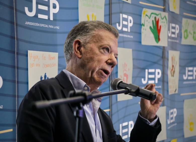 El Acuerdo de Paz con las Farc, que gestó la creación de la JEP, se firmó durante el gobierno de Juan Manuel Santos. Foto: Colprensa.