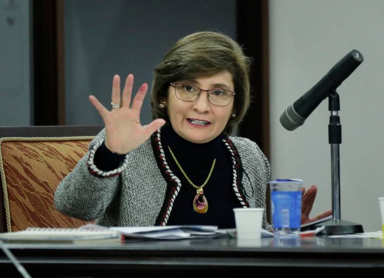Martha Mancera aclaró la situación que suscitó la discusión entre el presidente y el fiscal general. FOTO: COLPRENSA