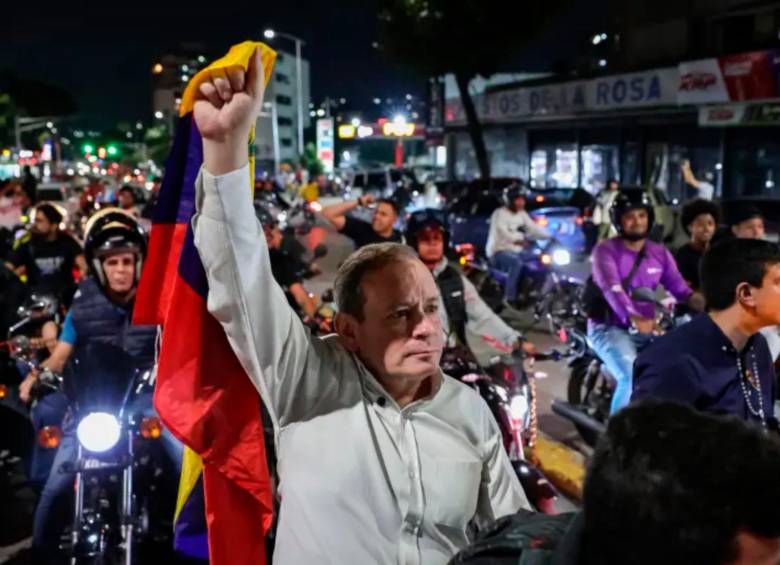 Juan Pablo Guanipa tras su excarcelación el pasado 8 de febrero. Horas después fue detenido nuevamente. FOTO: Getty